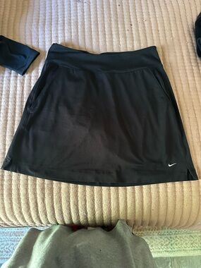 Nike Black Women's Tennis Skort with Swoosh
